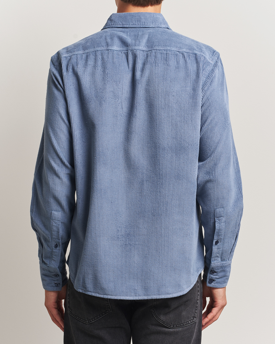 Hombres | Camisas | BOSS ORANGE | Relegant Corduroy Shirt Open Blue