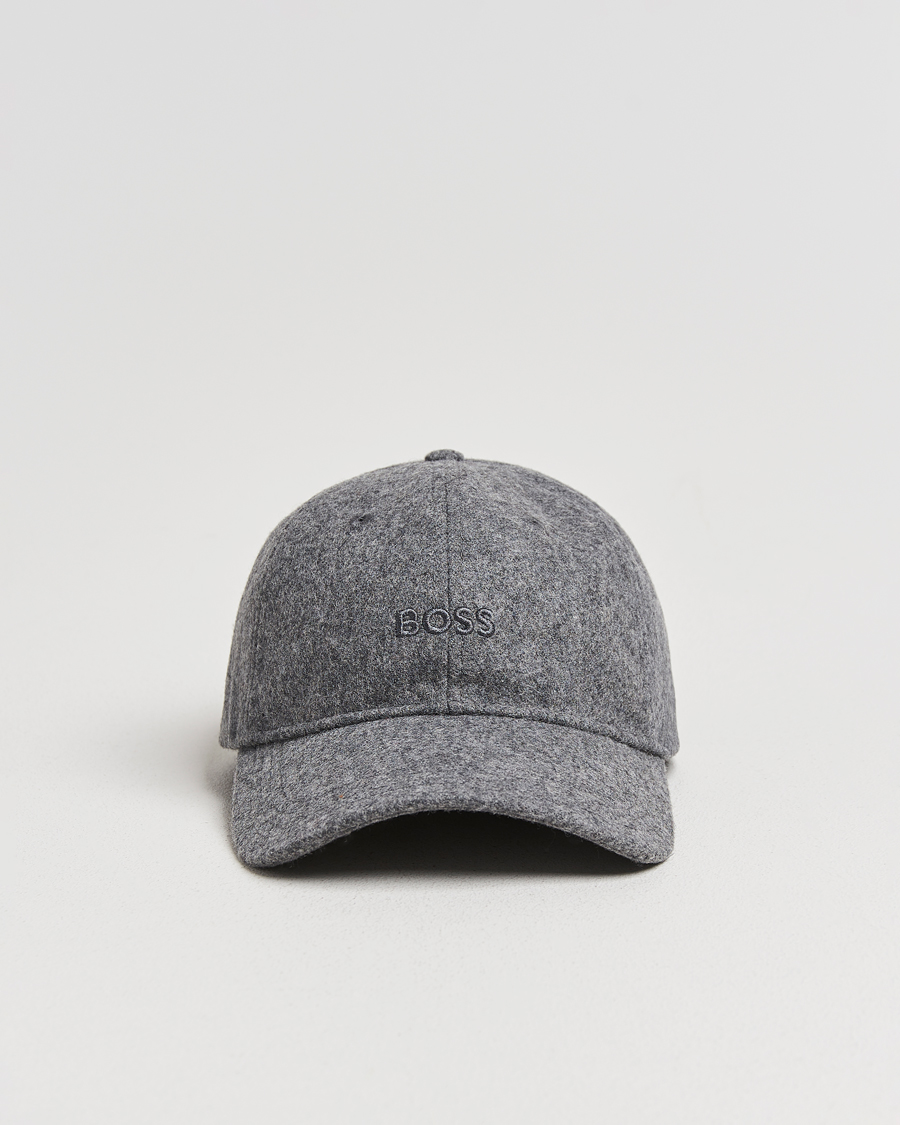 Hombres | BOSS ORANGE Derrel Wool Cap Open Grey | BOSS ORANGE | Derrel Wool Cap Open Grey