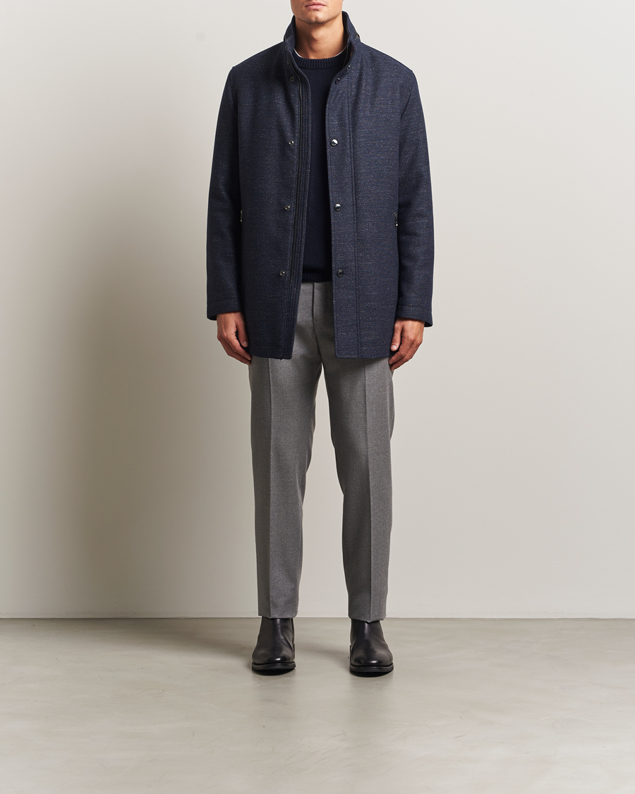 Hombres | Abrigos y chaquetas | BOSS BLACK | Camron Wool Coat Dark Blue