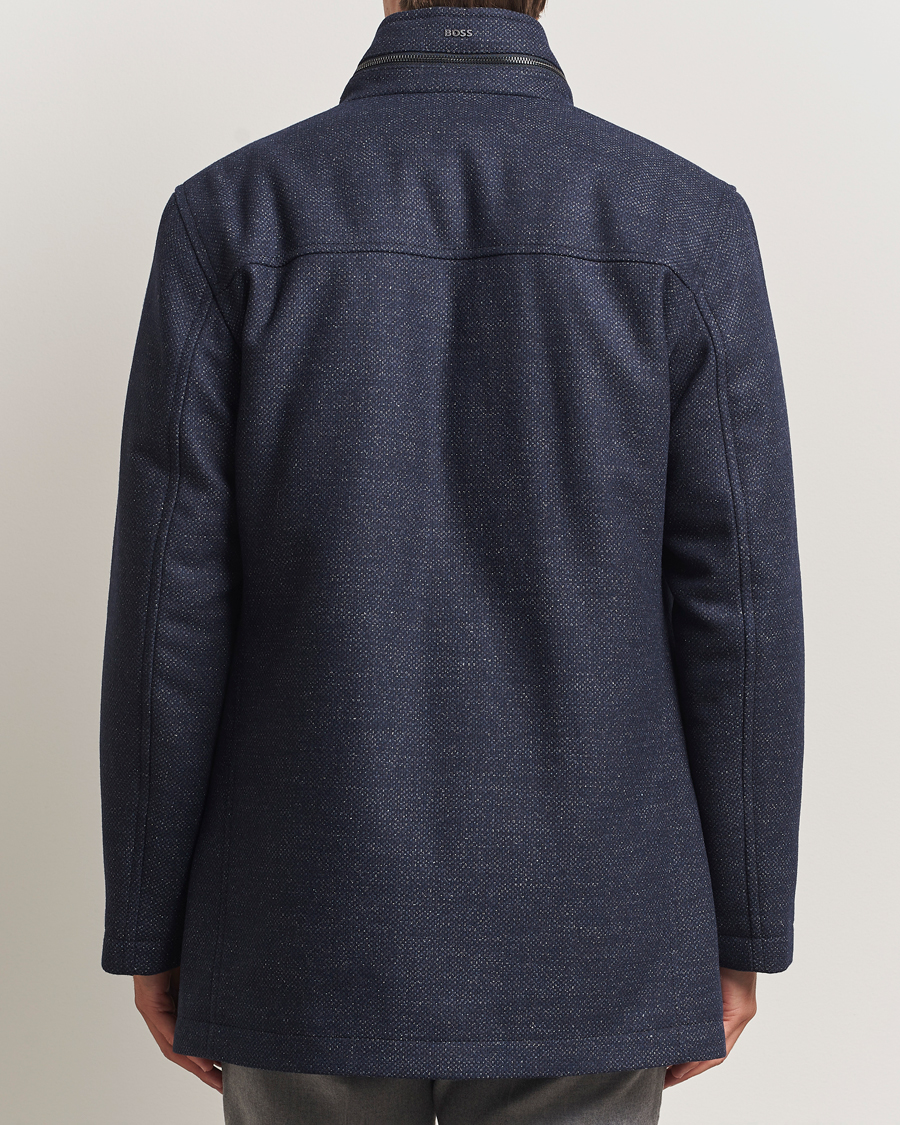 Hombres | Abrigos y chaquetas | BOSS BLACK | Camron Wool Coat Dark Blue