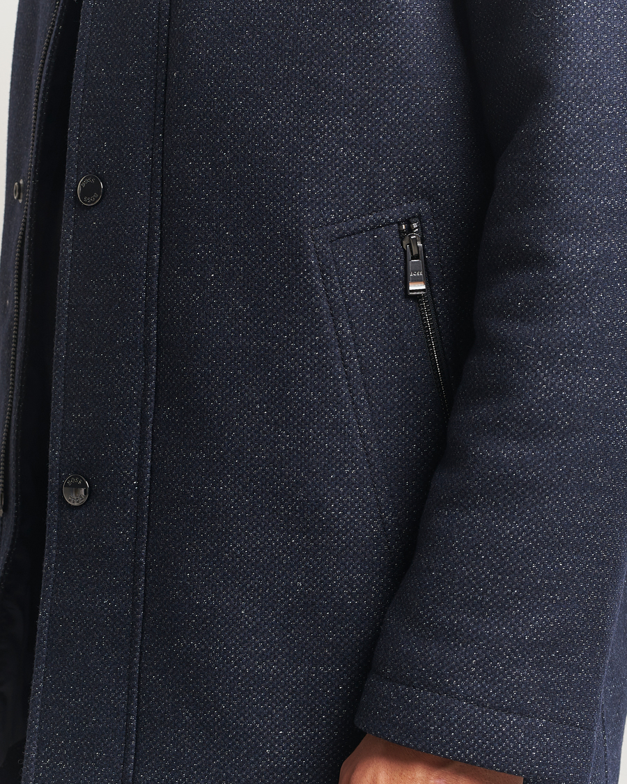 Hombres | Abrigos y chaquetas | BOSS BLACK | Camron Wool Coat Dark Blue