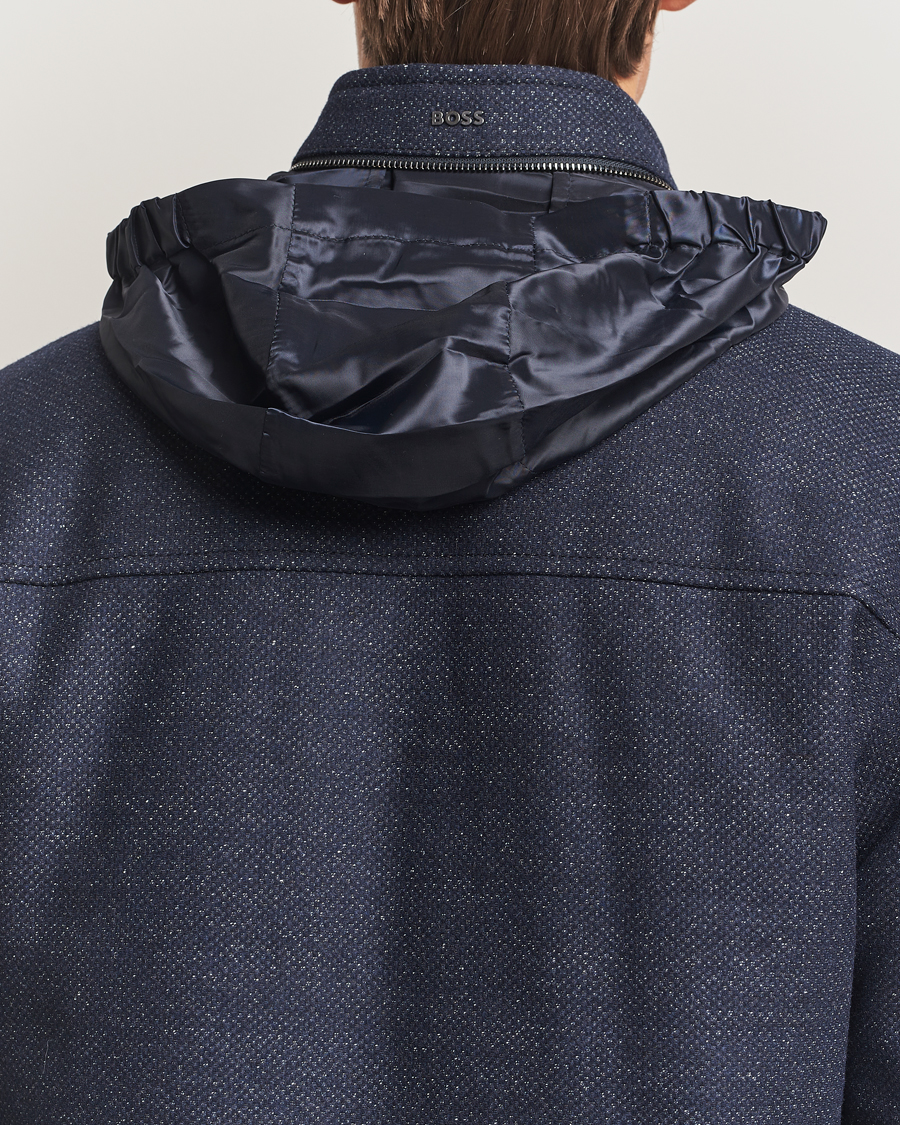 Hombres | Abrigos y chaquetas | BOSS BLACK | Camron Wool Coat Dark Blue