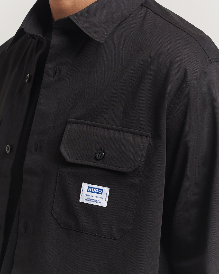 Hombres | Camisas | HUGO | Ekynone Cotton Shirt Black