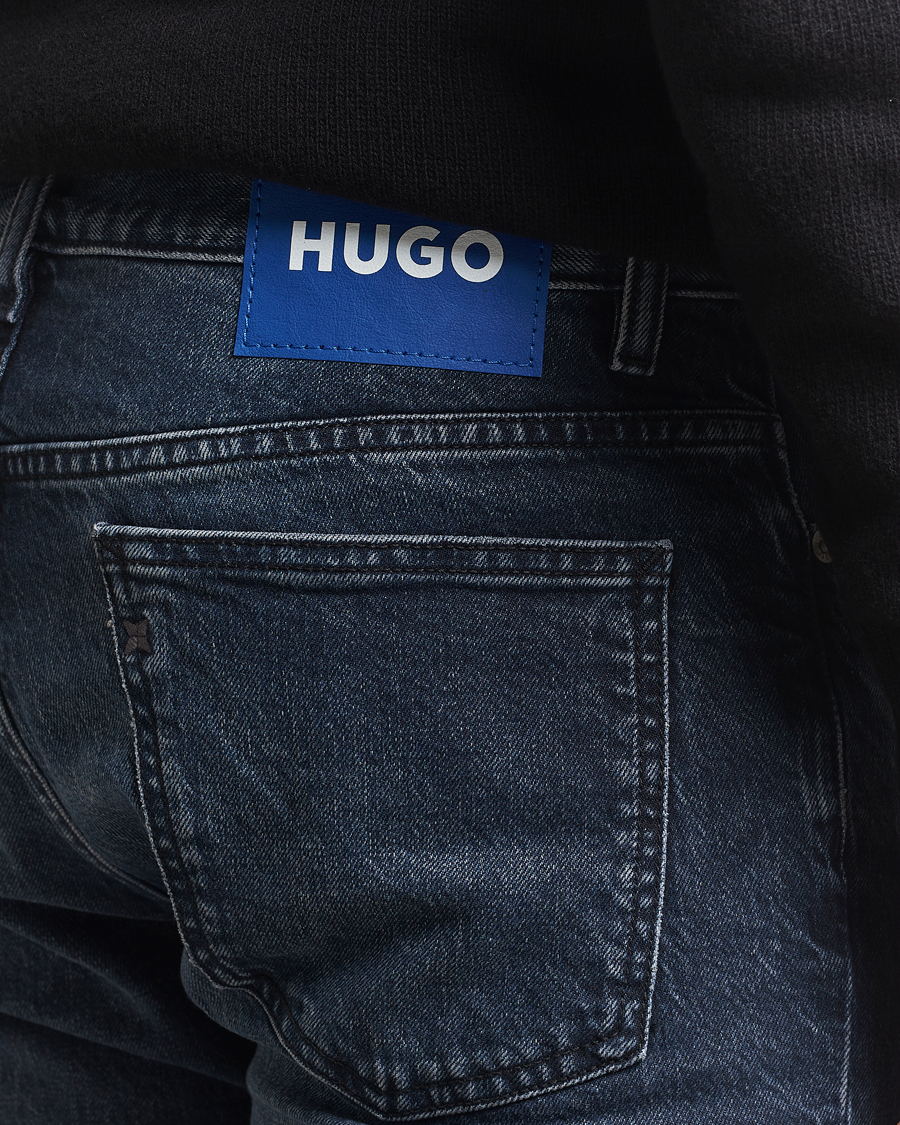 Hombres | Vaqueros | HUGO | Ash Slim Fit Jeans Dark Blue