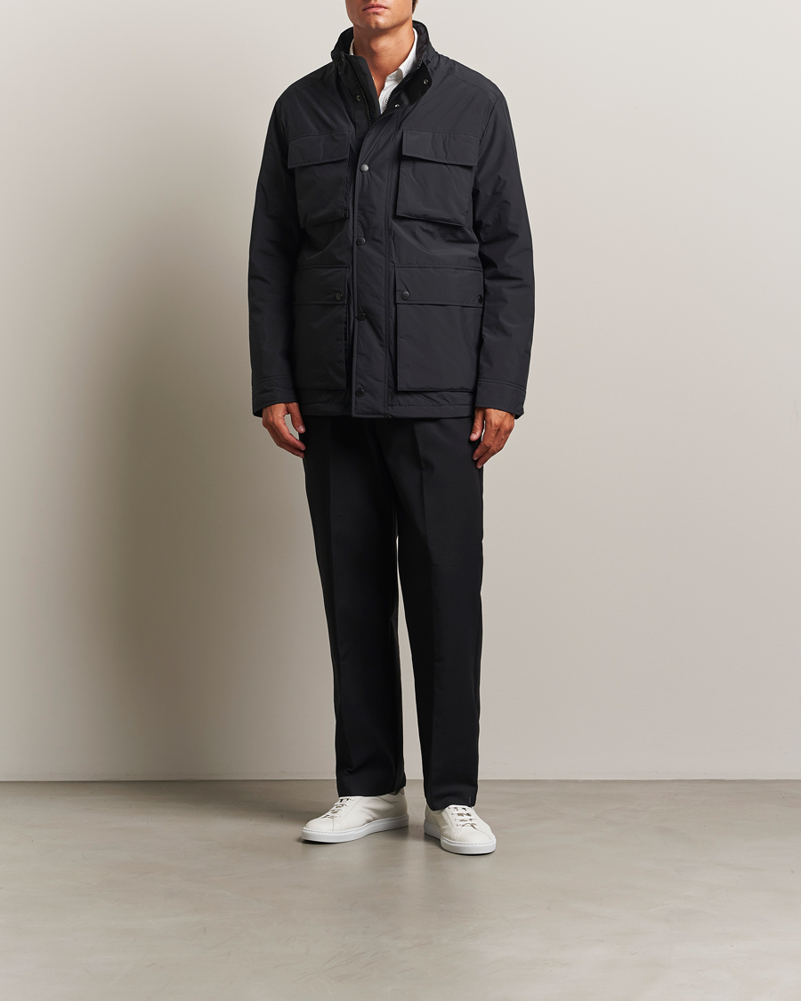 Hombres | Abrigos y chaquetas | J.Lindeberg | Aiden 2L Padded Field Jacket Black