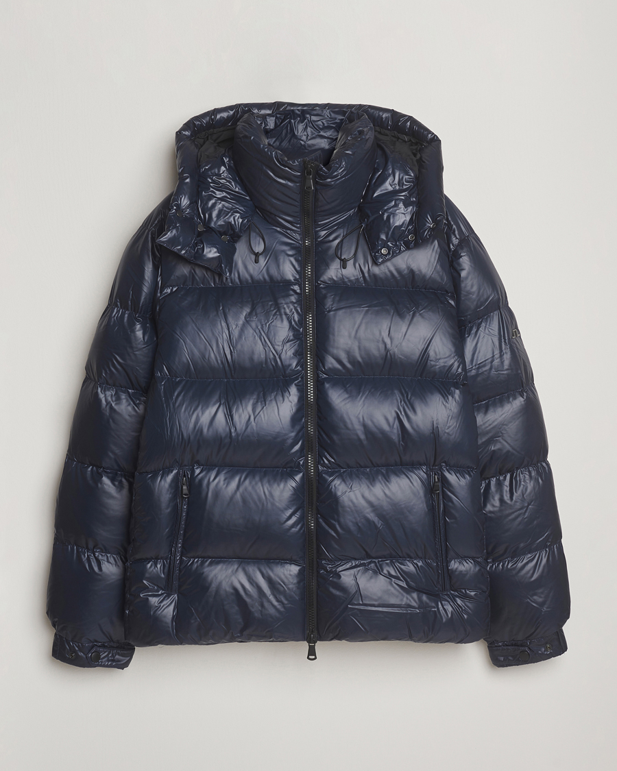 Hombres | Abrigos y chaquetas | J.Lindeberg | Creek Down Hooded Jacket Navy