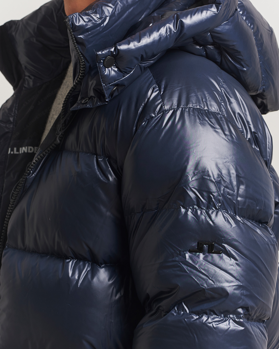 Hombres | Abrigos y chaquetas | J.Lindeberg | Creek Down Hooded Jacket Navy