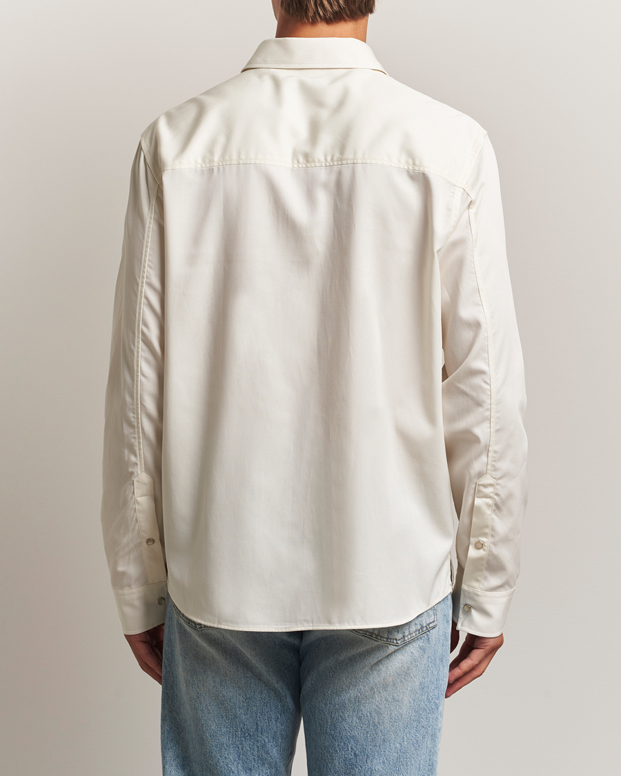 Hombres | Camisas | J.Lindeberg | Finnigan Tencel Twill Overshirt Cloud White