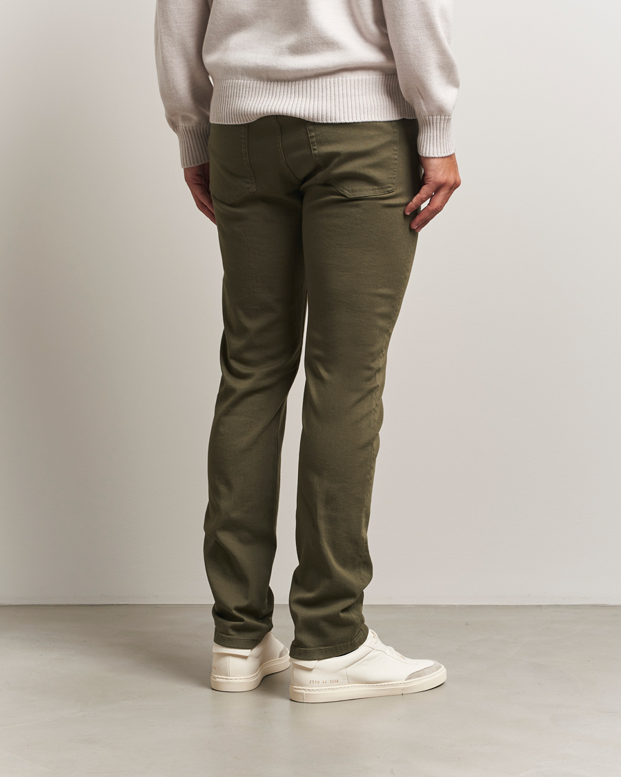Hombres | Pantalones | J.Lindeberg | Jax Left Hand Twill Jeans Forest Green
