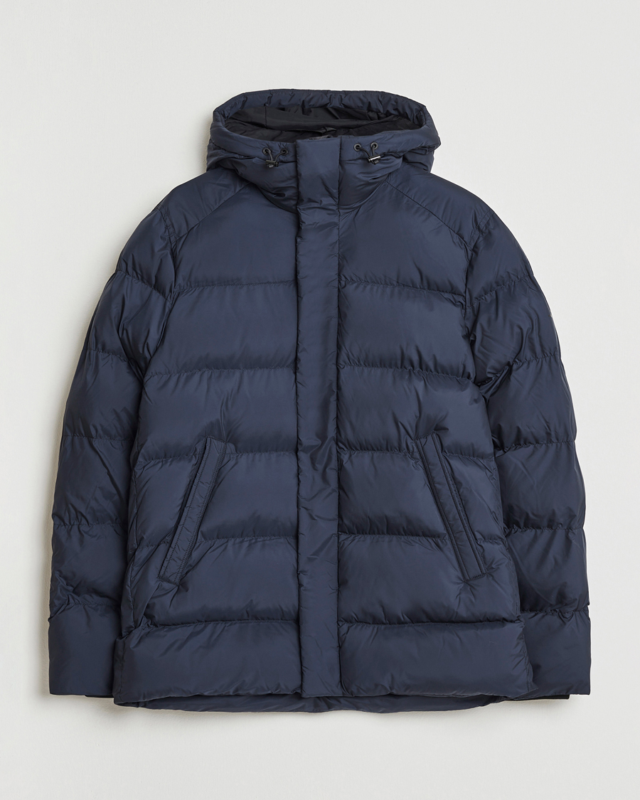 Hombres | Abrigos y chaquetas | J.Lindeberg | Padded Hooded Jacket Navy