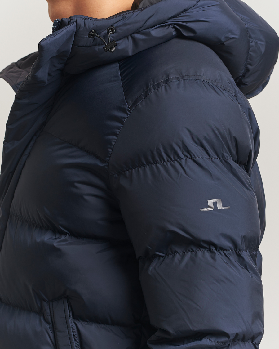 Hombres | Abrigos y chaquetas | J.Lindeberg | Padded Hooded Jacket Navy