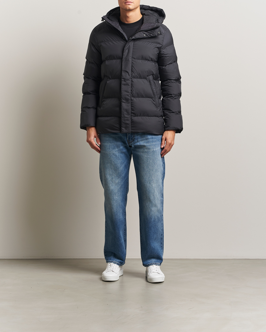 Hombres | Abrigos y chaquetas | J.Lindeberg | Padded Hooded Jacket Black