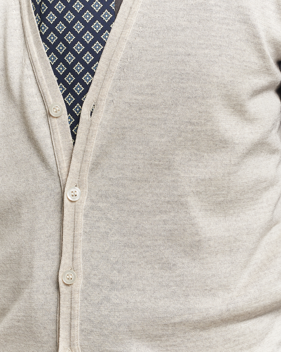Hombres | Jerséis y prendas de punto | John Smedley | Huntswood Slim Fit Waistcoat Grey Fleece