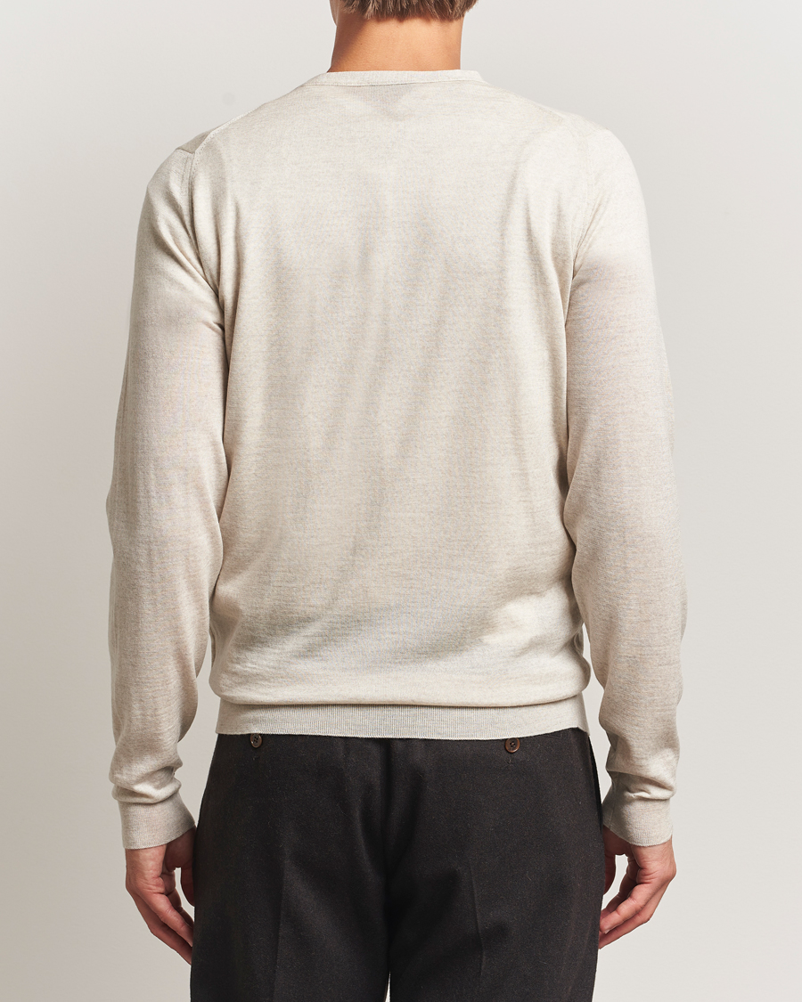 Hombres | Jerséis y prendas de punto | John Smedley | Petworth Extra Fine Merino Cardigan Grey Fleece