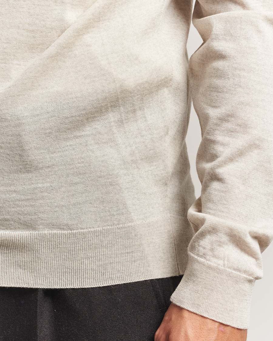 Hombres | Jerséis y prendas de punto | John Smedley | Petworth Extra Fine Merino Cardigan Grey Fleece