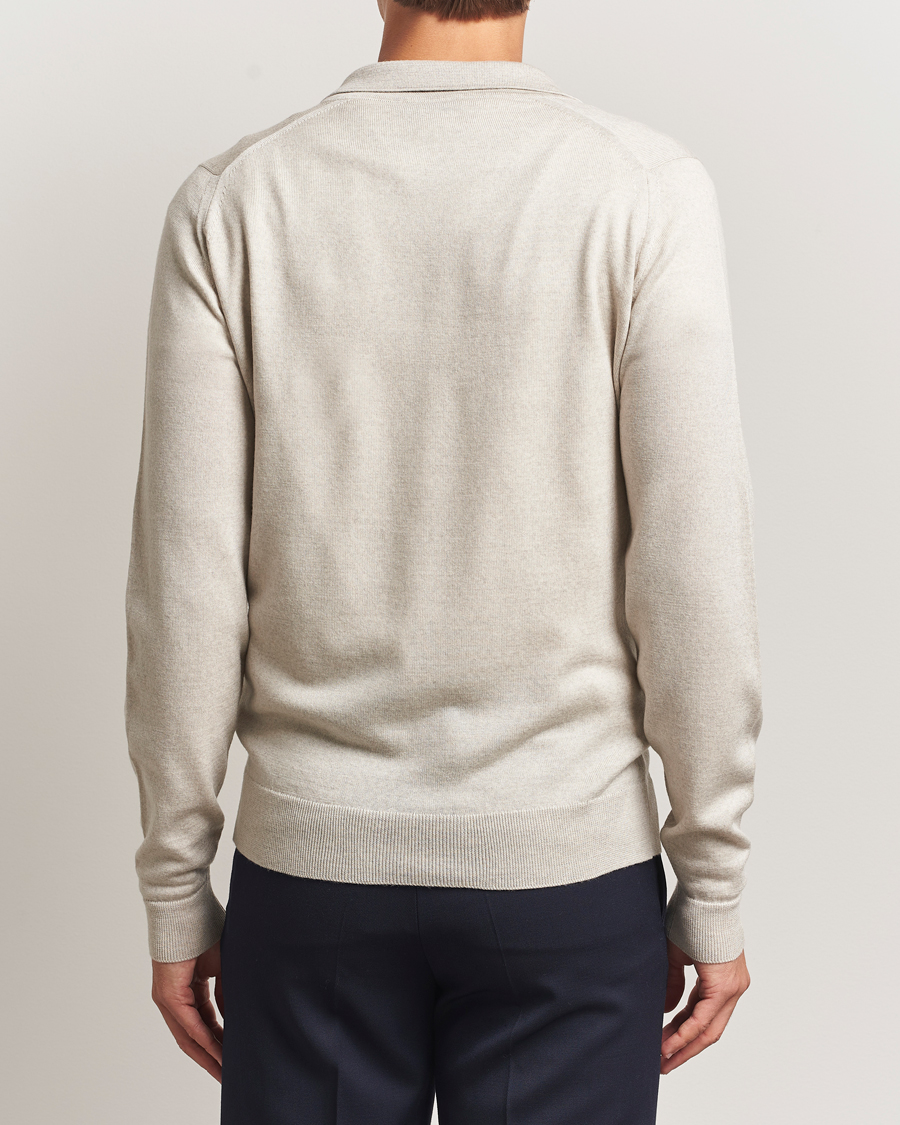 Hombres | Jerséis y prendas de punto | John Smedley | Alston Extra Fine Merino Full Zip Grey Fleece