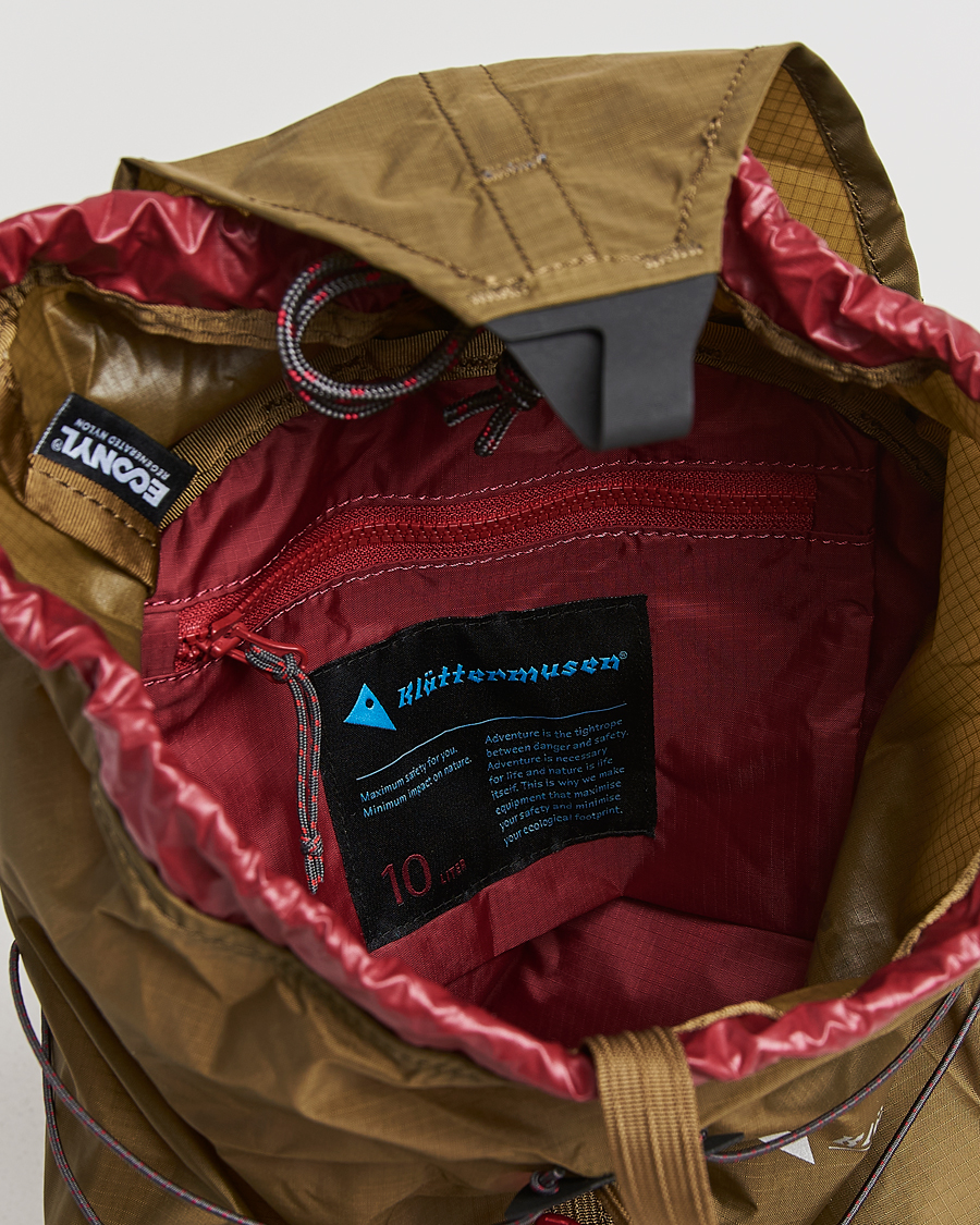 Hombres | Klättermusen Tjalve 2.0 Backpack 10L Olive | Klättermusen | Tjalve 2.0 Backpack 10L Olive