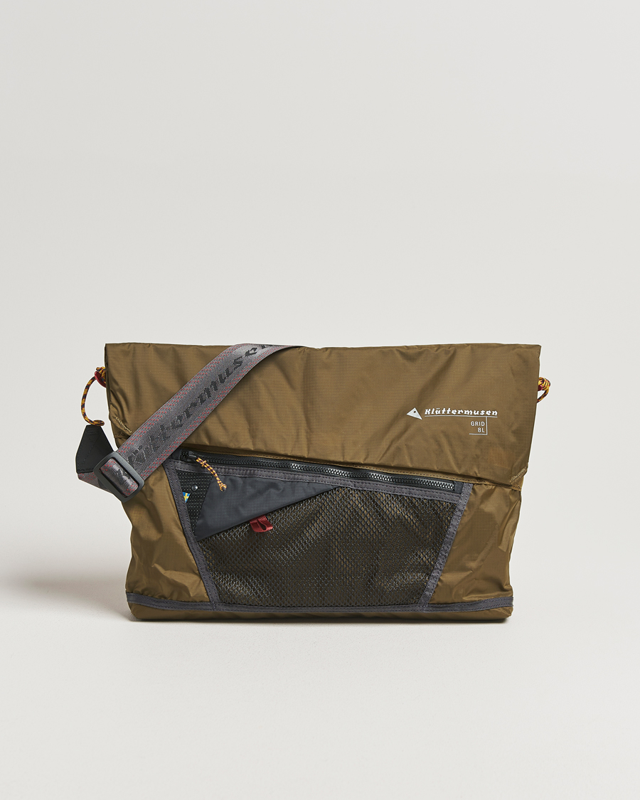 Hombres | Klättermusen Grid Messenger Bag Olive | Klättermusen | Grid Messenger Bag Olive