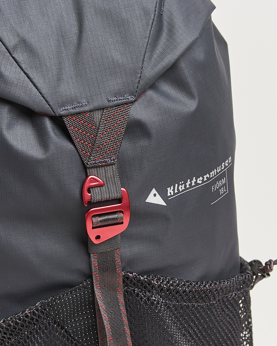 Hombres | Klättermusen Fjörm Backpack 18L Raven | Klättermusen | Fjörm Backpack 18L Raven