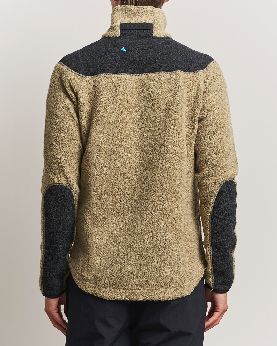 Hombres | Jerséis y prendas de punto | Klättermusen | Skoll Wool Fleece Jacket Silver Green