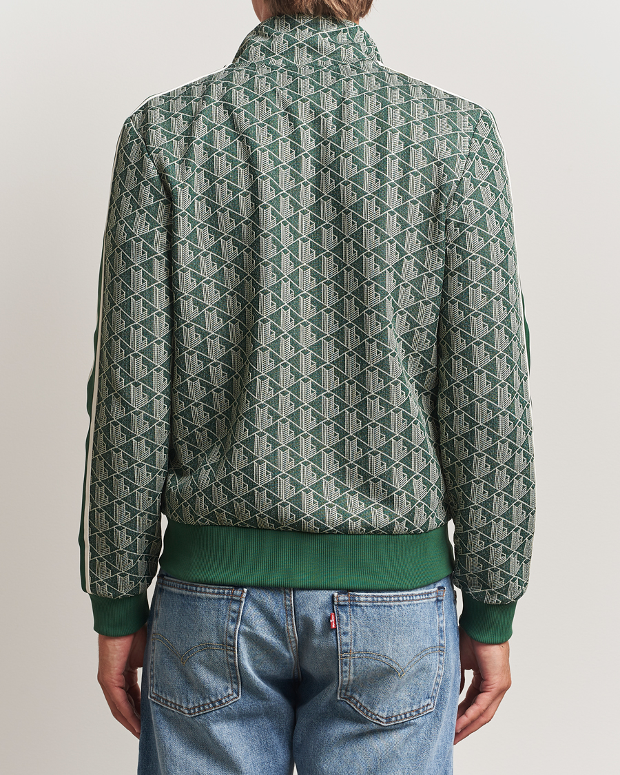 Hombres | Jerséis y prendas de punto | Lacoste | Monogram Track Jacket Green/Sinople