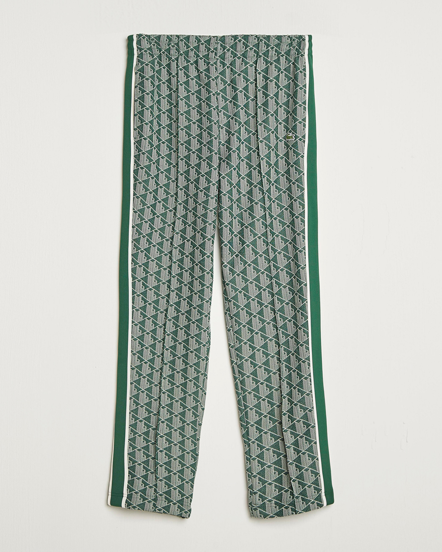 Hombres | Pantalones | Lacoste | Monogram Track Pants Green/Sinople