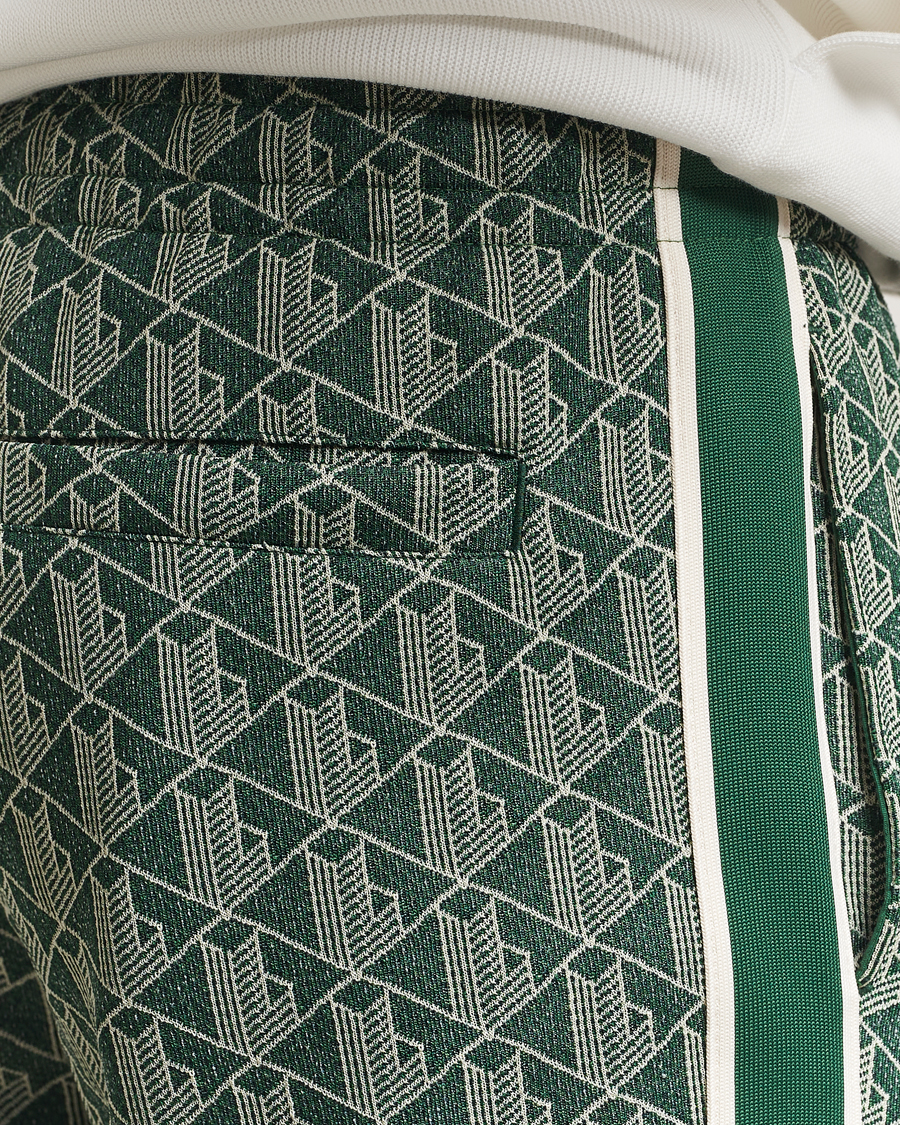 Hombres | Pantalones | Lacoste | Monogram Track Pants Green/Sinople