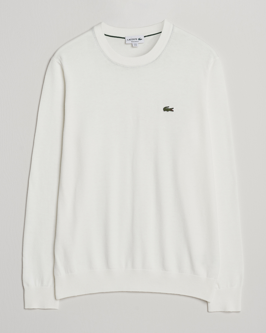 Hombres | Jerséis y prendas de punto | Lacoste | Cotton Knitted Sweater Flour