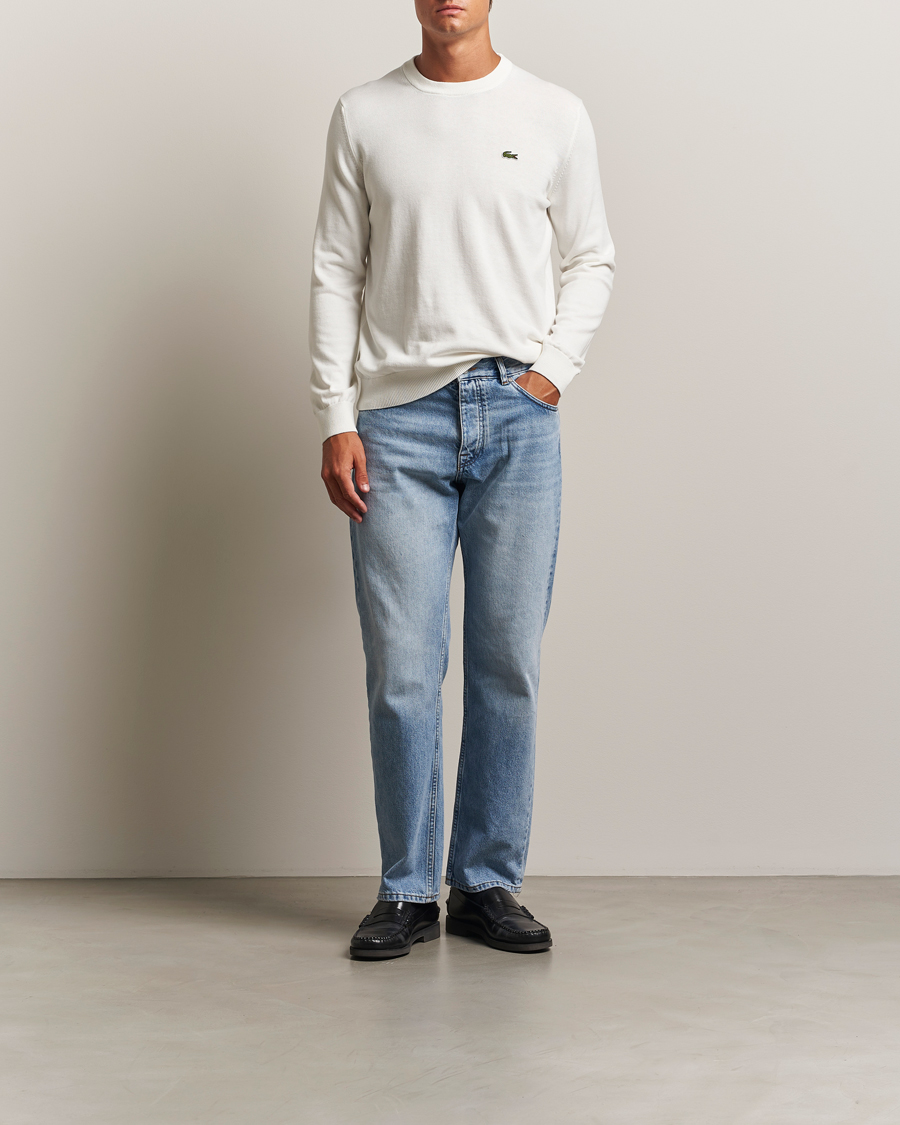 Hombres | Jerséis y prendas de punto | Lacoste | Cotton Knitted Sweater Flour