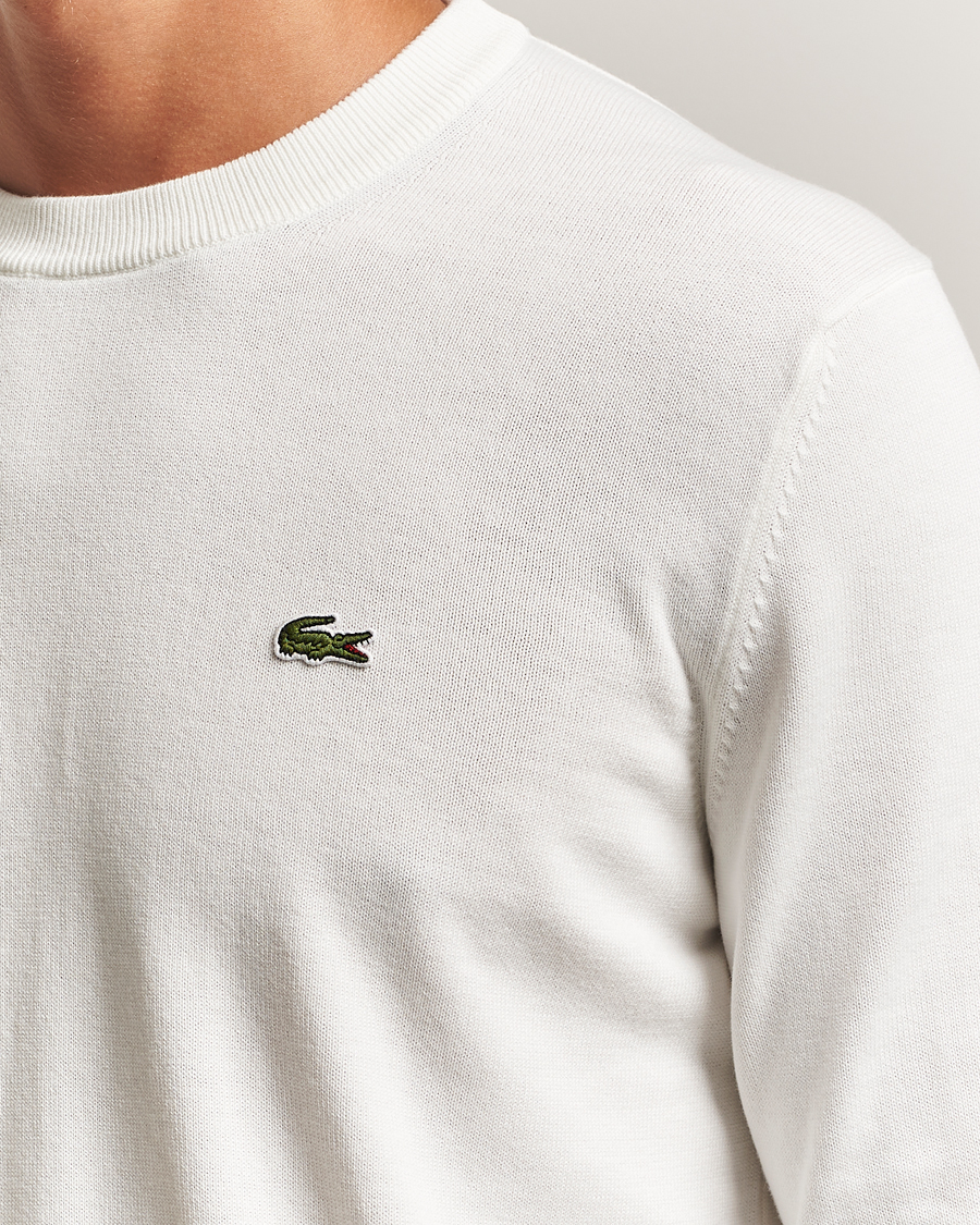 Hombres | Jerséis y prendas de punto | Lacoste | Cotton Knitted Sweater Flour