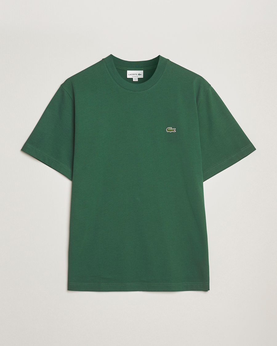 Hombres | Camisetas | Lacoste | Crew Neck T-Shirt Green