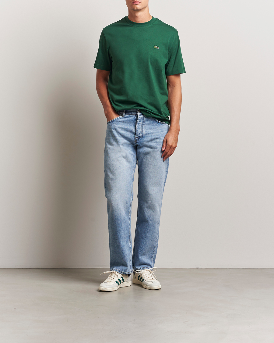Hombres | Camisetas | Lacoste | Crew Neck T-Shirt Green