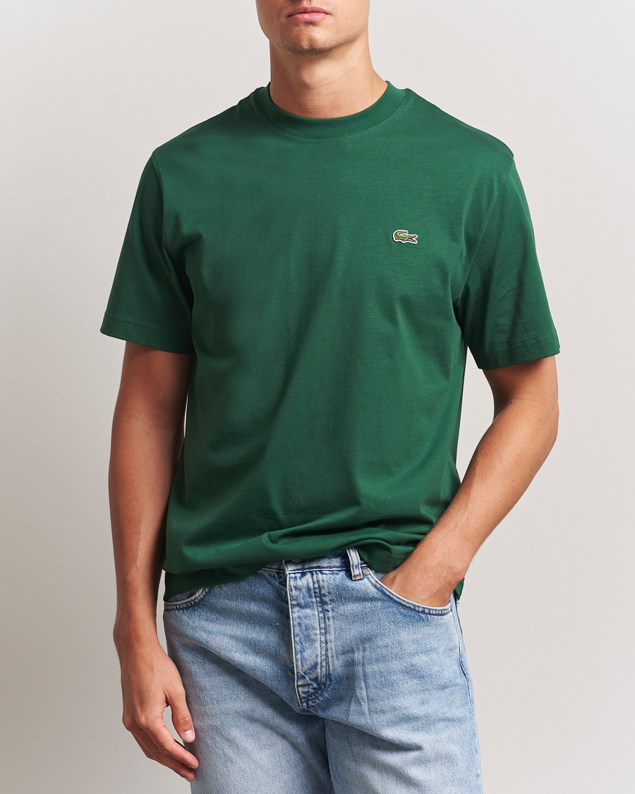Hombres | Camisetas | Lacoste | Crew Neck T-Shirt Green