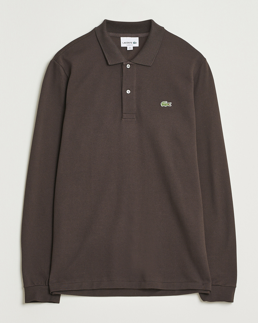 Hombres | Jerséis y prendas de punto | Lacoste | Original Long Sleeve Polo Piké Porto Brown