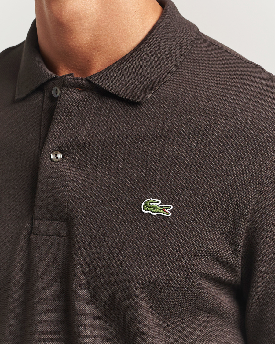 Hombres | Jerséis y prendas de punto | Lacoste | Original Long Sleeve Polo Piké Porto Brown