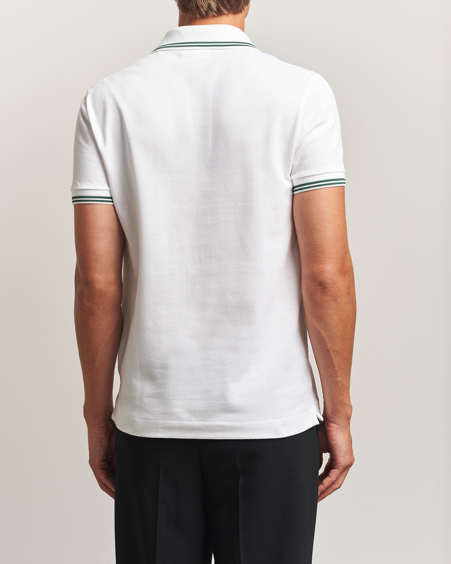 Hombres | Polos | Lacoste | Original Tipped Polo Piké White