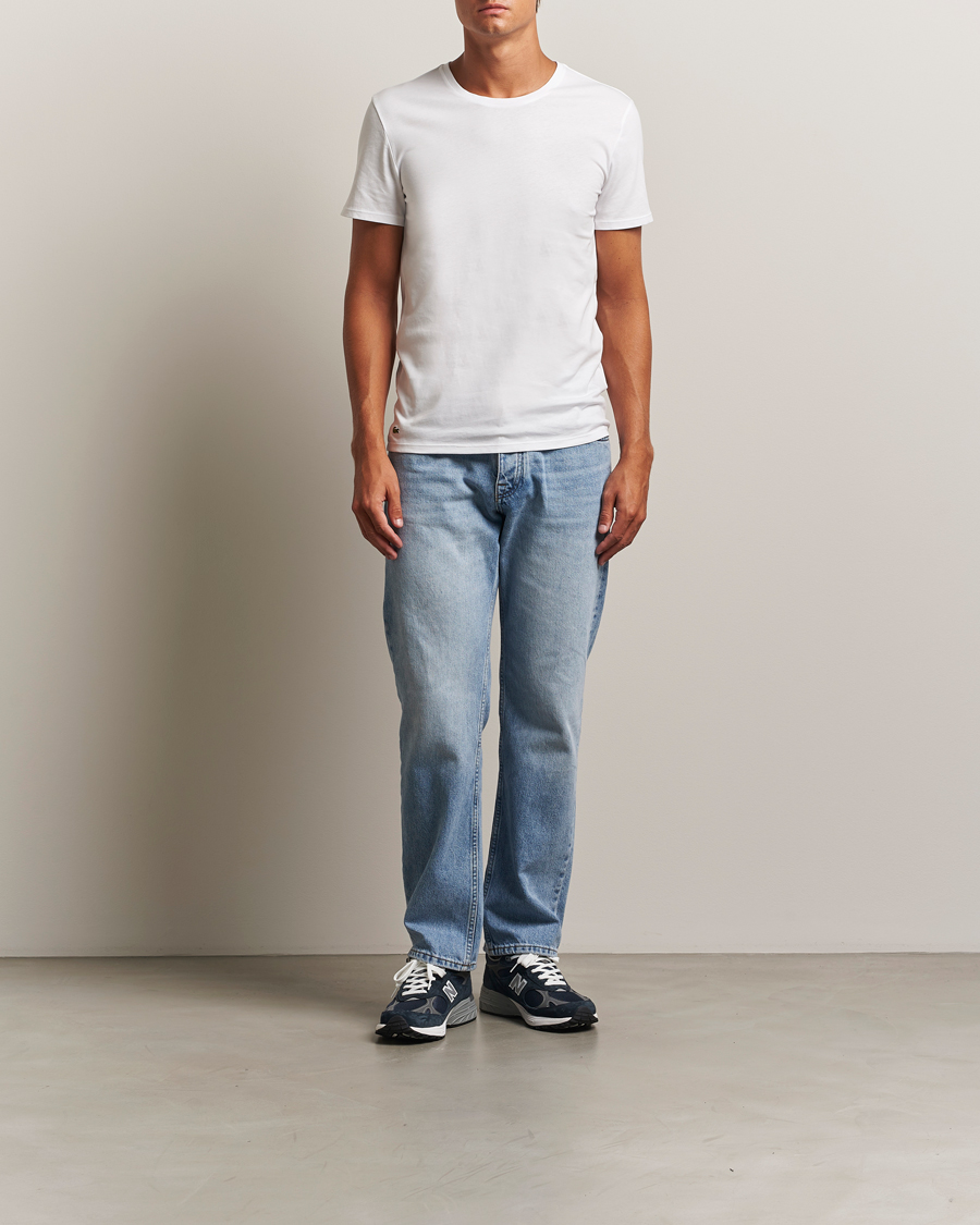 Hombres | Camisetas | Lacoste | 3-Pack Crew Neck T-Shirt White