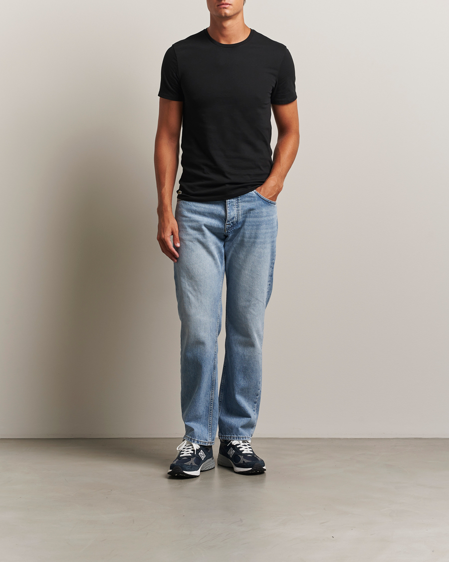 Hombres | Camisetas | Lacoste | 3-Pack Crew Neck T-Shirt Black