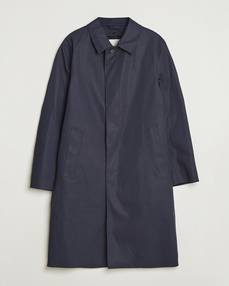 Hombres | Abrigos y chaquetas | Mackintosh | Dunkeld Car Coat Navy