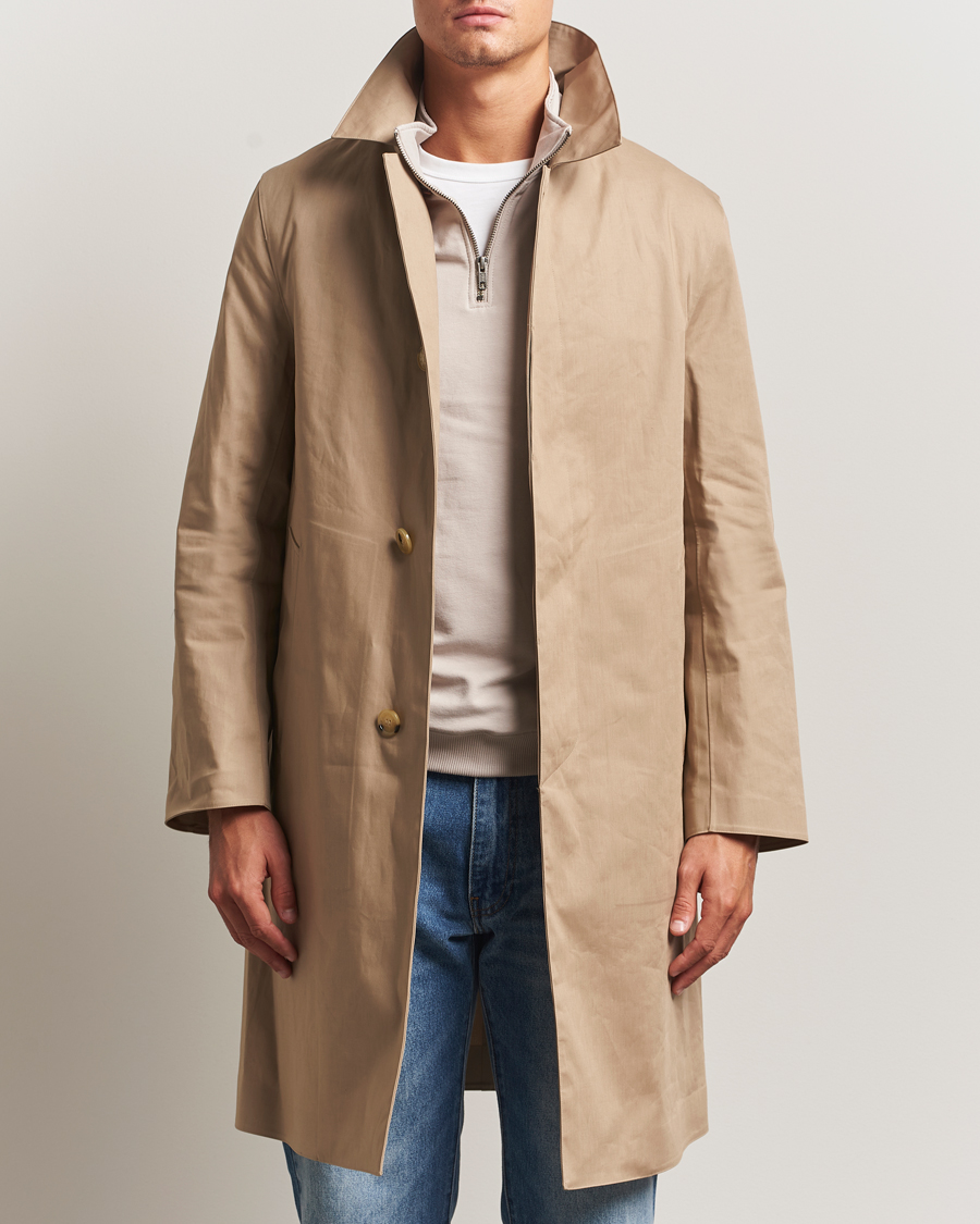 Mackintosh Dunkeld Car Coat Fawn en CareOfCarl.es