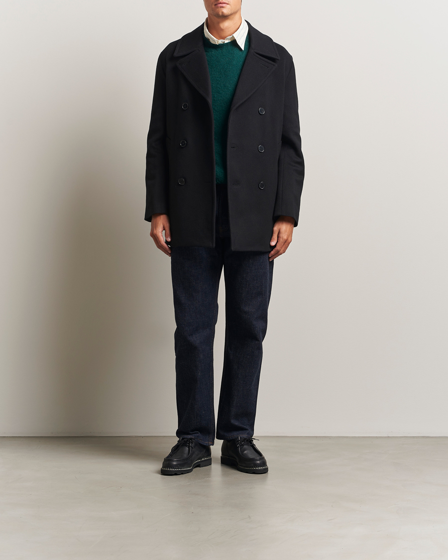 Hombres | Abrigos y chaquetas | Mackintosh | Dalton Wool/Cashmere Peacoat Black