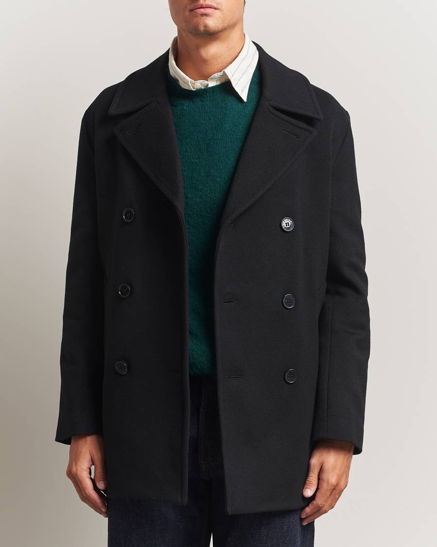 Hombres | Abrigos y chaquetas | Mackintosh | Dalton Wool/Cashmere Peacoat Black