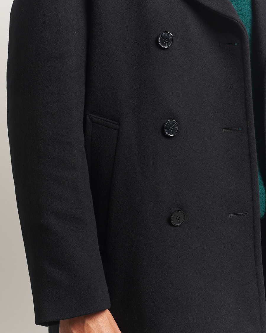Hombres | Abrigos y chaquetas | Mackintosh | Dalton Wool/Cashmere Peacoat Black
