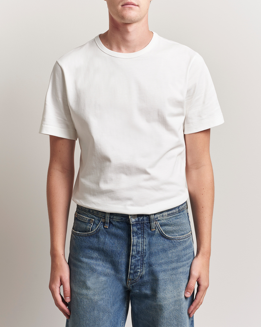 Hombres | Camisetas | Merz b. Schwanen | Classic Fit Sturdy T-Shirt White