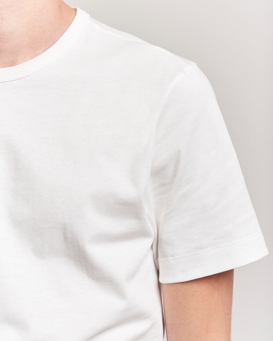Hombres | Camisetas | Merz b. Schwanen | Classic Fit Sturdy T-Shirt White