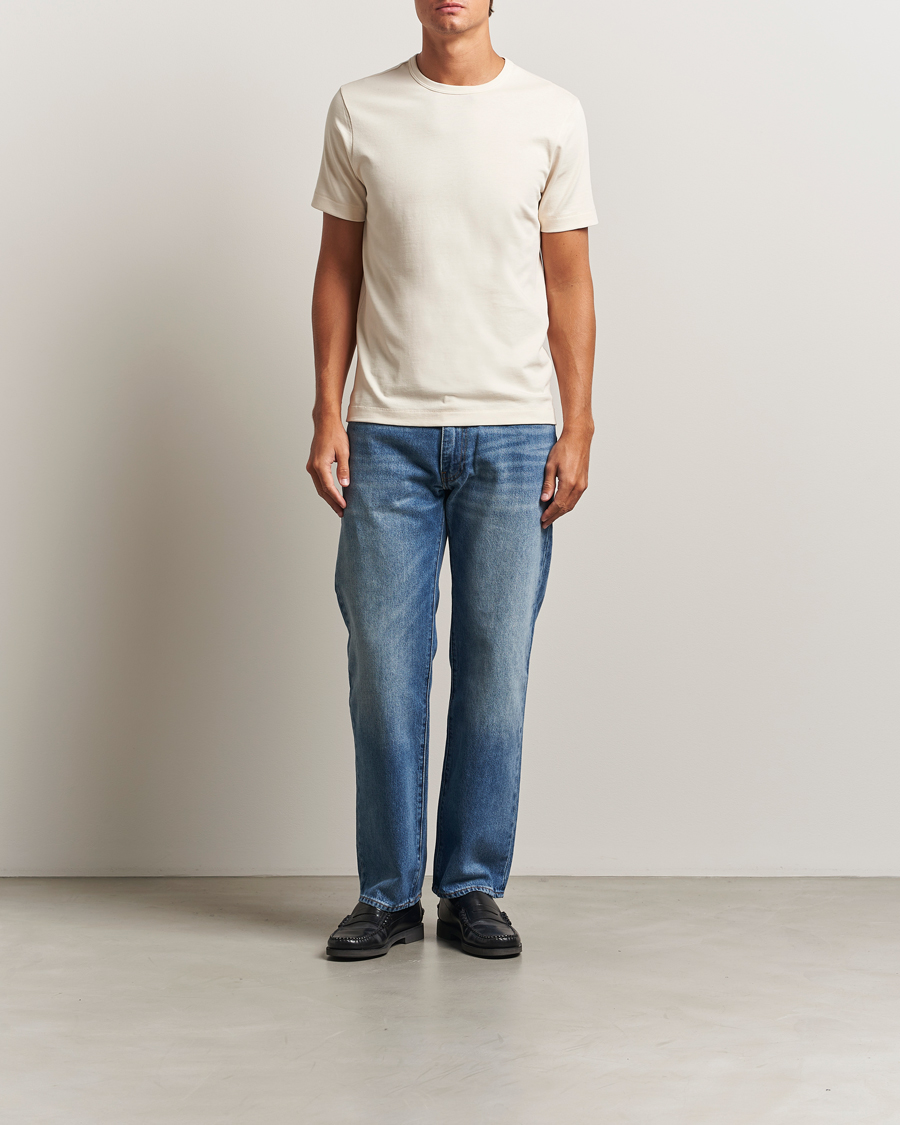 Hombres | Camisetas | Merz b. Schwanen | Classic Fit Sturdy T-Shirt Nature