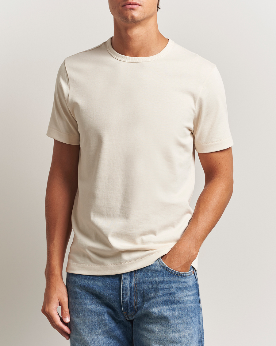 Hombres | Camisetas | Merz b. Schwanen | Classic Fit Sturdy T-Shirt Nature