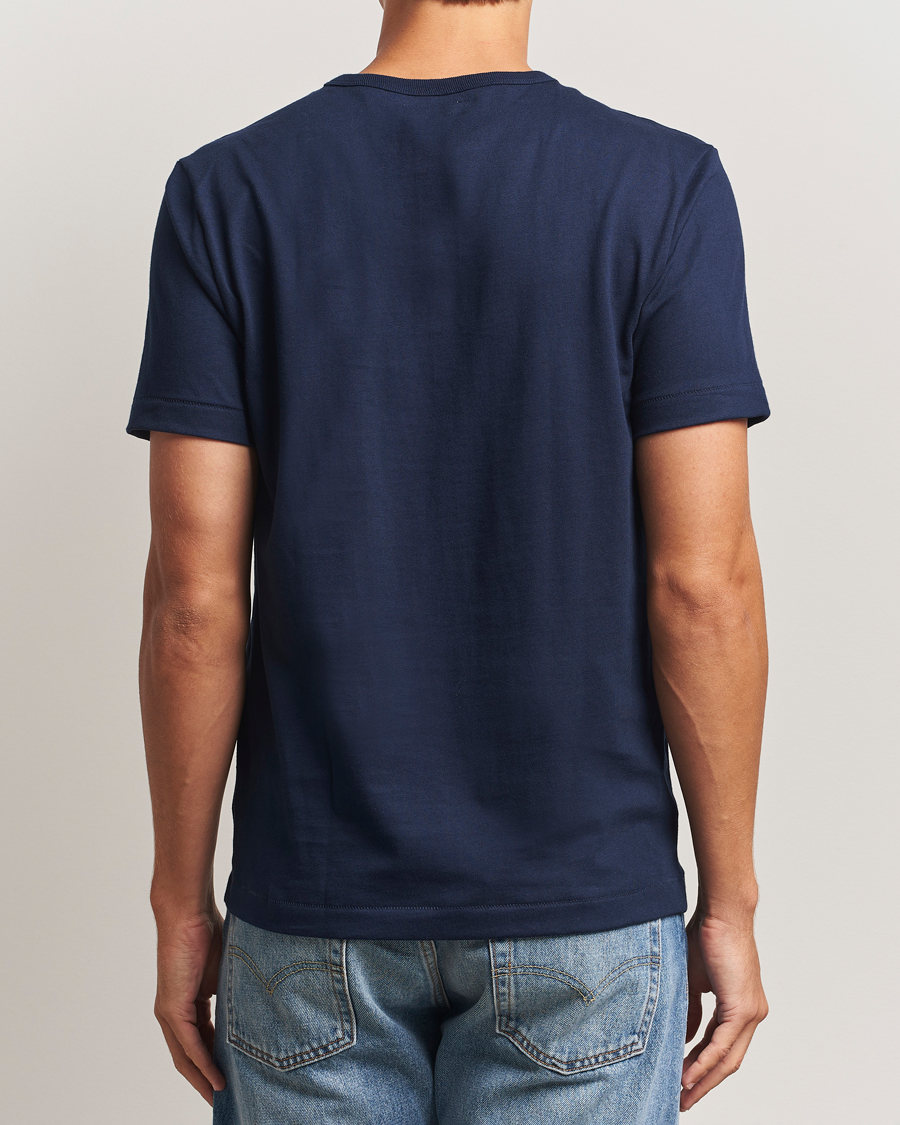 Hombres | Camisetas | Merz b. Schwanen | Classic Fit Sturdy T-Shirt Ink Blue