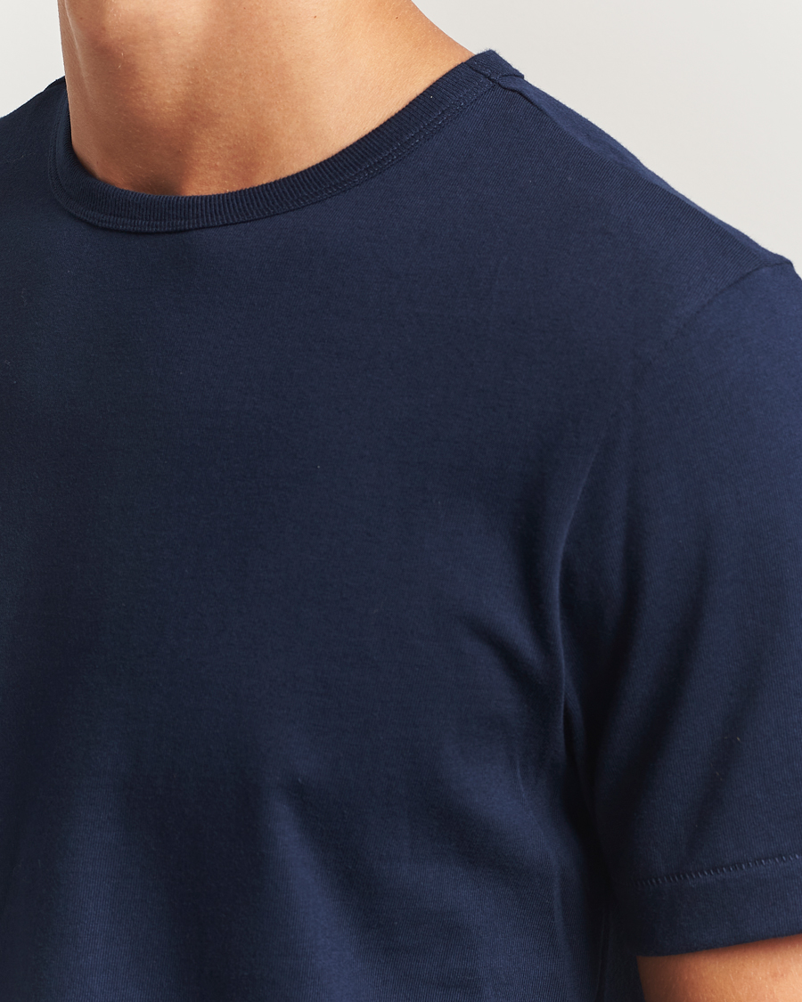 Hombres | Camisetas | Merz b. Schwanen | Classic Fit Sturdy T-Shirt Ink Blue