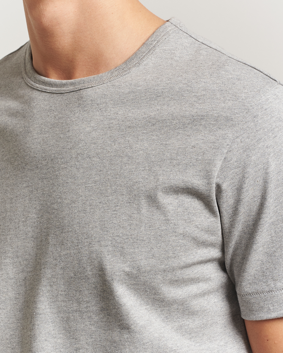 Hombres | Camisetas | Merz b. Schwanen | Classic Fit Sturdy T-Shirt Grey Melange